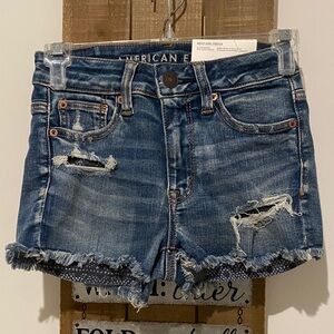 American Eagle Outfitters Distressed Denim Shorts